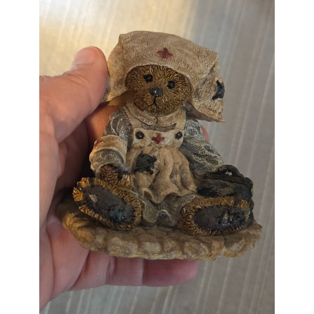 Boyds Bears & Friends Clara the Nurse Figurine 2231 Bearstone Collection 1993